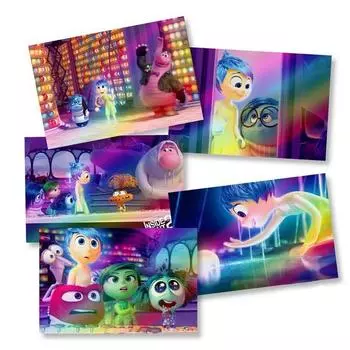 Disney Pixar Головоломка 1 2 голографические открытки набор из 5 шт.