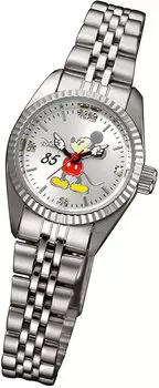 [Disney] Проект Disney World Limited 85th Anniversary Disney Premium Diamond Watch Mickey Mouse Womens (Серебряный)
