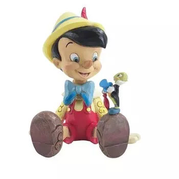 Disney Traditions Пиноккио и Джимини Крикет сидят 6011934