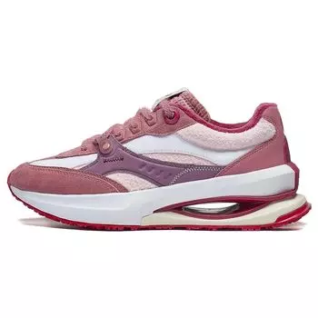 Disney X Li Ning 92 Shadow Strawberry Bear Collaboration Series Прочные теплые повседневные туфли с низким верхом Женские кроссовки Розовые AGCT250-2 37