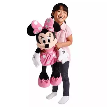 DisneyStore Disney Disney Minnie Mouse Plush Minnie Mouse Large Stuffed Toy Pink 27 inches 2018 Item