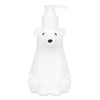 Диспенсер для шампуня White Bear Style Pump Type PP PE широко используемые бутылки для душа для ванной комнаты и туалета