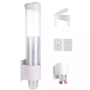 Диспенсер для стаканчиков Kaede Sera Magnet 3WAY Установка Cup Mate Белый Настенный держатель для хранения Диспенсер Тип установки Модернизация держателя для бумажных стаканчиков GOT1804DS