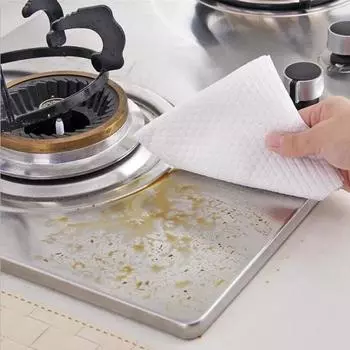 Disposable Lazy Rags Thickened Non-woven Dishcloths Kitchen Roller Cleaning Cloth Super Absorbent Towels Cleaner Wipes