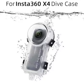 Dive Case For Insta360 X4 Waterproof Housing Cover For Insta360 X4 Invisible Diving Case Underwater 50M Dive Shell Accessories