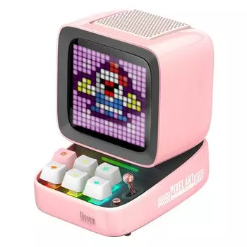 DIVOOM DITOO PRO Портативная колонка Bluetooth колонка DIVOOM (розовый)