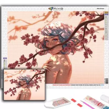 DIY 5D алмазная живопись мультфильм девушка Аватар набор для вышивки крестом полная дрель вышивка мозаика художественная картина стразы подарок Full Round 20X30CM