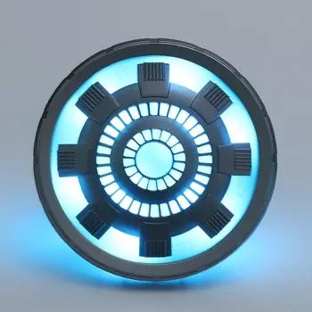 DIY ABC+PVC Arc Reactor Remote Control 1:1 Reactor Heart A Lamp Assembling Model Handmade Toy MK6 /MK43 Arc Reactors NEW circular