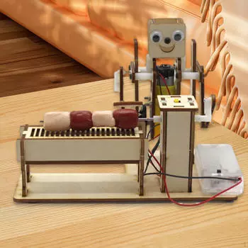DIY BBQ Robot Проекты для домашнего обучения Образовательная модель Игрушки Девочки Мальчики Дети