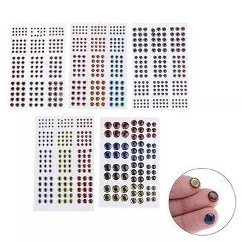 DIY Eye Simulation 3D 4D 5D Fishing Lure Eyes Искусственные глаза рыбы Приманка Рыбьи глаза 3D Рыбьи глаза Type 1
