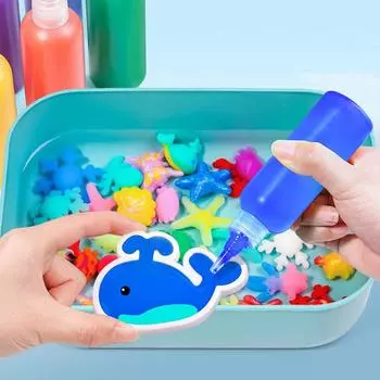 DIY Fairy Magic Water Elf Ocean Mold Companion For Kids 3D Handmade Kits Aqua Fairy Gel Toy Set Детские развивающие игрушки Подарок