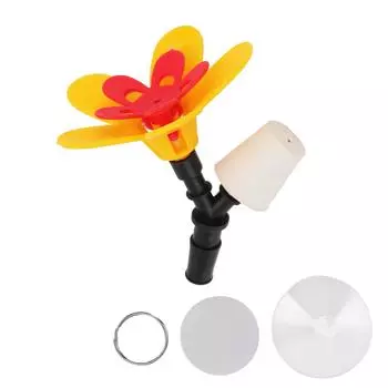 DIY Hummingbird Feeder Hanging Bottle Recycling Flower Hummingbirds Feeding Kit for Garden