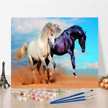 DIY краска по номерам набор для рисования маслом холст DIY картина маслом по номерам настенные художественные украшения для дома подарок искусство и хобби 40x50cm no frame