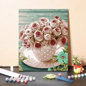 DIY краска по номерам набор для рисования маслом холст DIY картина маслом по номерам настенные художественные украшения для дома подарок искусство и хобби 40x50cm no frame