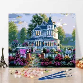 DIY краска по номерам набор для рисования маслом холст DIY картина маслом по номерам настенные художественные украшения для дома подарок искусство и хобби 40x50cm no frame