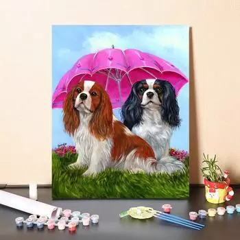 DIY краска по номерам набор для рисования маслом холст DIY картина маслом по номерам настенные художественные украшения для дома подарок искусство и хобби 40x50cm no frame