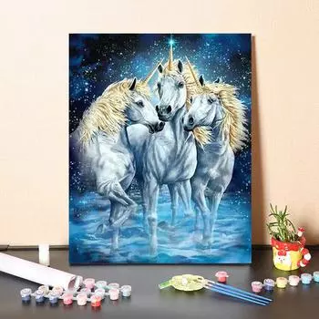 DIY краска по номерам набор для рисования маслом холст DIY картина маслом по номерам настенные художественные украшения для дома подарок искусство и хобби 40x50cm no frame