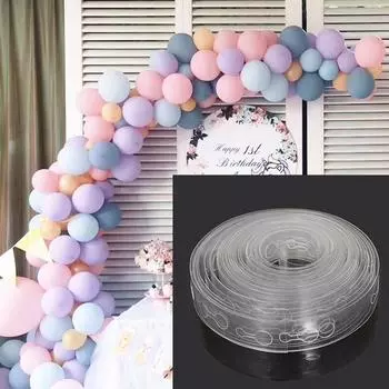 DIY латексные воздушные шары инструмент для моделирования пластиковая цепочка для воздушных шаров ручка для галстука на день рождения, свадебный декор 1pcs разноцветный