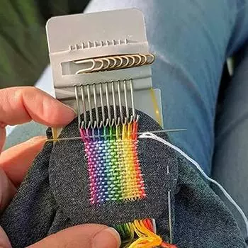 Diy Loom Creative Knitting Hand-Woven Wood-Speed Маленькая швейная машина 14*17*1.2cm