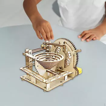 DIY Marble Run Модель Строительные наборы 3D Деревянный пазл Домашний декор Хобби Игрушки Поделки День святого Валентина