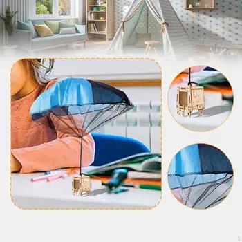 DIY Mars Lander Science Kit Школьные проекты Деревянный легкий сборочный материал Пакет образовательная игрушка