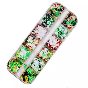 DIY Nail Materials Skeleton Paillettes Glitter Flakes Halloween Nail Art Sequins Nail Jewelry 04