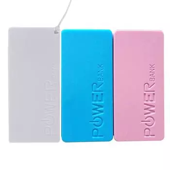 DIY Power Bank Case Box 5600 мАч 2X 18650 USB Чехол для зарядного устройства для телефона Портативная коробка для хранения жёлтый