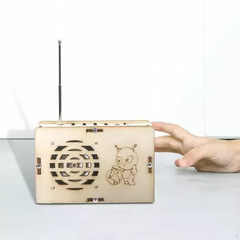 DIY Радио Модель Научные Наборы Эксперимент Проект Сборка Класс Обучение Строительный Набор для