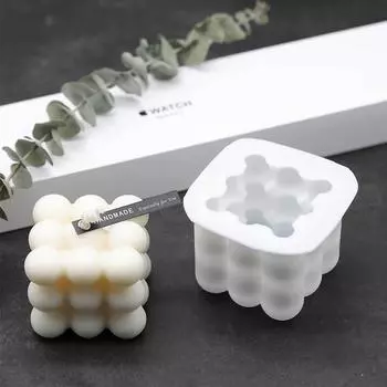 Diy рождественские свечи плесень восковые свечи гипсовые свечи 3D силиконовые формы для мыла