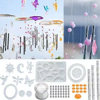 DIY ручной работы колокольчики кулон форма из эпоксидной смолы для колокольчиков ювелирные изделия ремесло Декор силиконовая форма