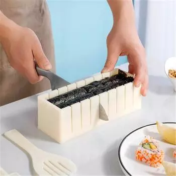 DIY суши-мейкер и круглая форма для риса, японская форма для торта, многофункциональная форма, квадратный набор инструментов для изготовления суши