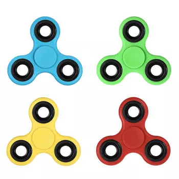 DIY Tri Fidget Spinner 360 градусов Ручной палец Spinner Гибридный вращающийся подшипник Фокусная игрушка нейлон