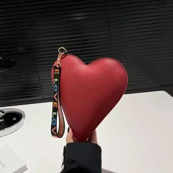Дизайн Love High Value Change Bag Clutch Bag Женская сумка Tide красный