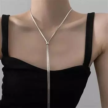 Длинные ожерелья Модное ожерелье для женщин Ожерелье День рождения Подарки на день матери One Size