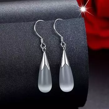 Длинные серьги из серебра 925 пробы, японские и корейские модные серьги с темпераментом