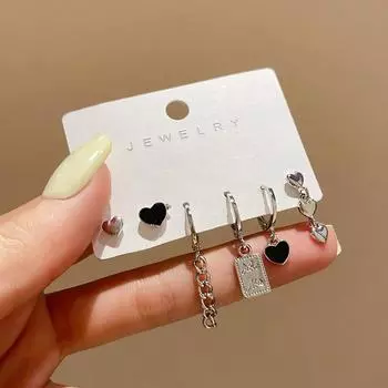 Длинные серьги Love Chain с бахромой, изысканные, маленькие, с улучшенным дизайном