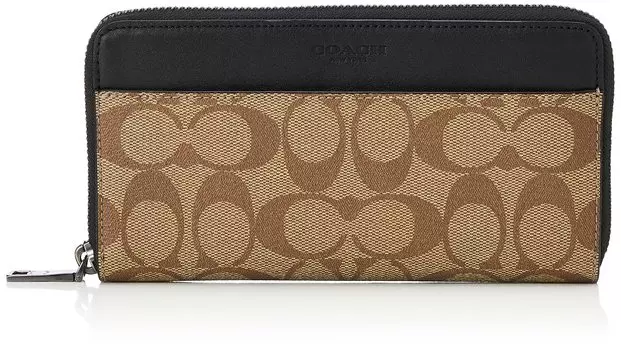 Длинный кошелек 58112 Signature [Coach] мужской Qb/Tan [Товар]