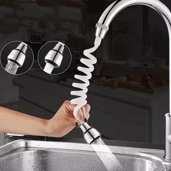 Длинный шланг, экономящий воду, бытовой кран, адаптер, насадка для мойки, удлинитель для крана