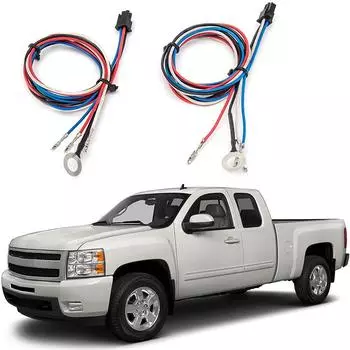 Для 14-18 Silverado Sierra Грузовые Повторители Сигнала Поворота Зеркала для Буксировки Жгут Проводки 2 шт.