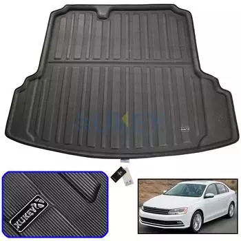 Для 2011-2018 Volkswagen VW Jetta грузовой подкладочный коврик заднего багажника, поднос, напольный коврик, защита 2012 2013 2014 2015 2016