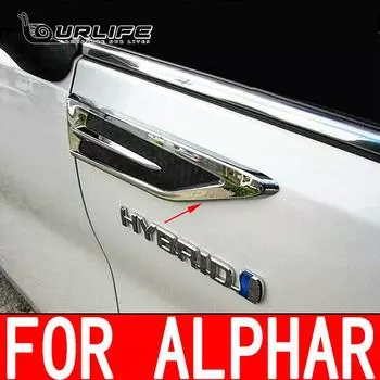 Для 2016 2017 2018 Toyota Alphard 30 AH30 автомобильные аксессуары VELLFIRE ABS хромированная листовая доска украшение на акулу For Alphard AH30