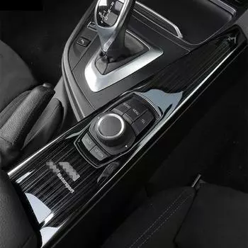 Для 3 4 GT F30 F32 F34 F35 F36 2013-2019 LHD M Performance логотип салон автомобиля ABS мультимедийная центральная консоль крышка панели чехол чёрный