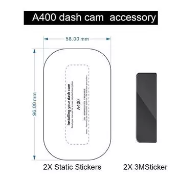 Для 70mai Dash Cam A400 Dash Cam Smart VHB наклейка и статические наклейки для 70mai RC09 Rear camera статические наклейки