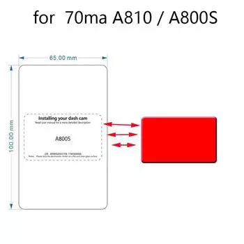 Для 70mai Dash Cam A810 A800S 4K набор аксессуаров Статическая наклейка VHB наклейка и статические наклейки подходят для 70mai A810 аксессуар
