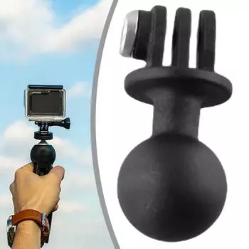 Для экшн-камер серии Go Pro Hero Адаптер штативной шаровой головки ABS-пластиковое крепление