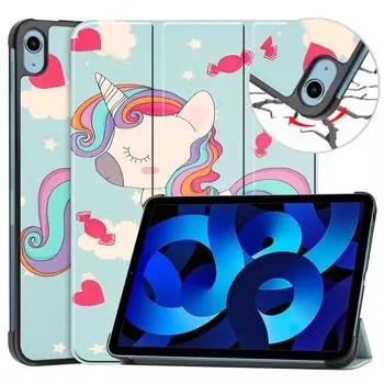 Для Apple iPad Mini4, Mini5 чехол Smart PU кожаный чехол Funda для iPad5/ipad6/ipad2017/ipad2018 9,7-дюймовый чехол Magentic Stand Cover Kids ipad mini4/5 8.7 небесно-голубой