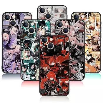 Для Apple iPhone 12 8 Plus 14 11 X XR 13 Pro Max 7 XS 5S SE 6 SE2 6S Mini 5 силиконовый чехол Genshin Impact Coque ABS