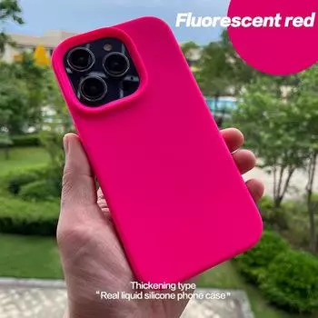 Для Apple Жидкий силиконовый чехол для Iphone 15 14 13 Pro Max Plus Защитный бампер для объектива камеры для Iphone 11 X XR XS Мягкий матовый противоударный чехол