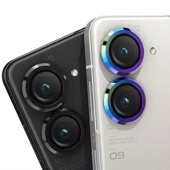 Для Asus Zenfone 9 кольцо объектива камеры Защитный чехол из закаленного стекла Защитная пленка для экрана для ASUS Zenfone9 Защитная пленка Asus Zenfone 9 чёрный