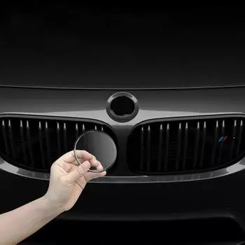 Для BMW 1 2 3 4 5 X1 X3 серии передняя решетка, эмблема, защитный чехол, акриловый задний значок багажника 1 series